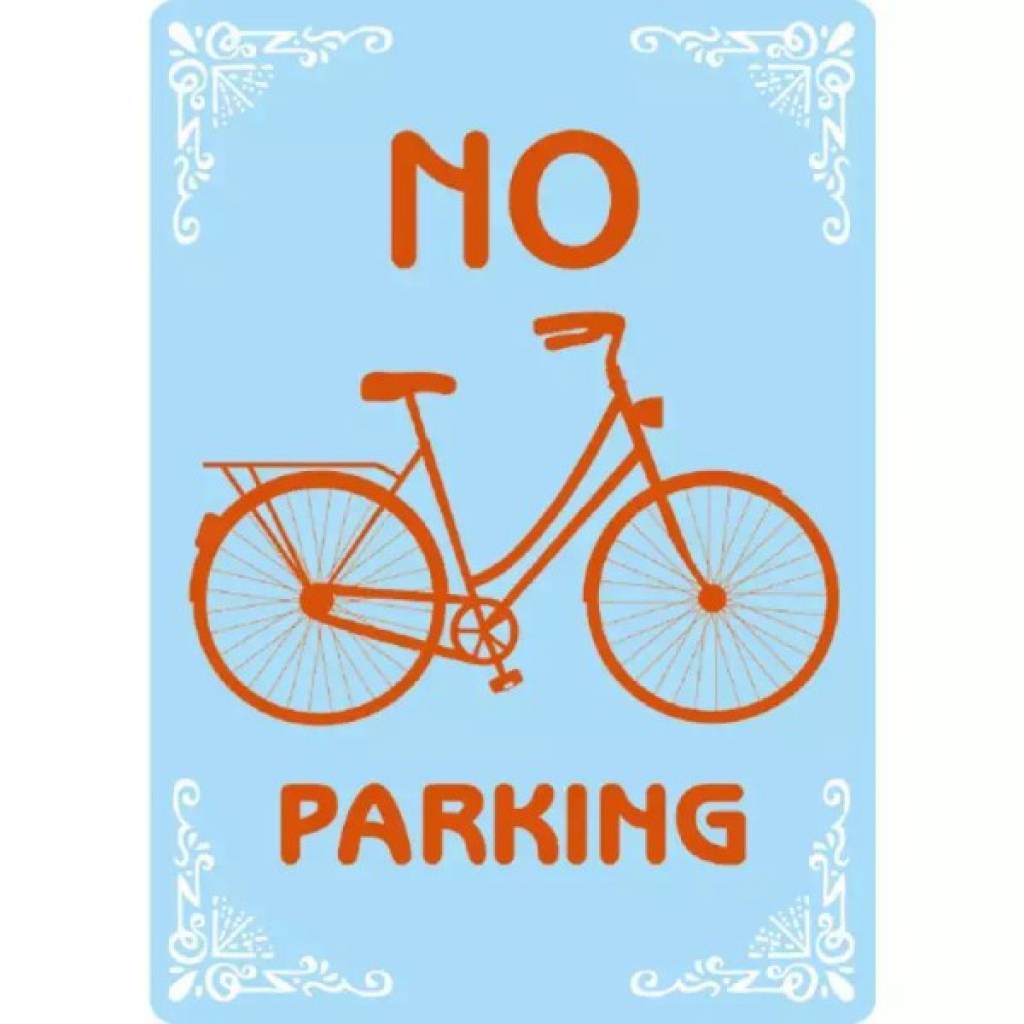 Metallschild "No Parking (v)"